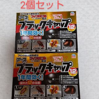 アースセイヤク(アース製薬)のアースブラックキャップ　ゴキブリ(日用品/生活雑貨)