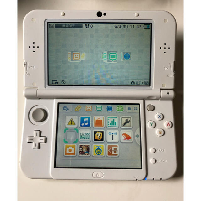 Nintendo 3DS NEW ニンテンドー 本体 LL パールホワイト 4