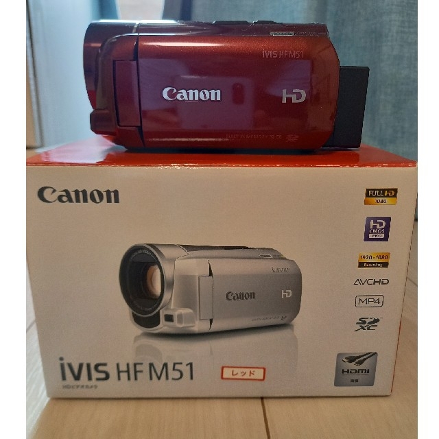 Canon  ビデオカメラ  ivis  HF M51スマホ/家電/カメラ