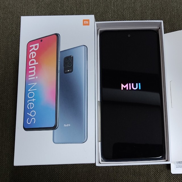 xiaomi redmi note 9s (OCN購入)