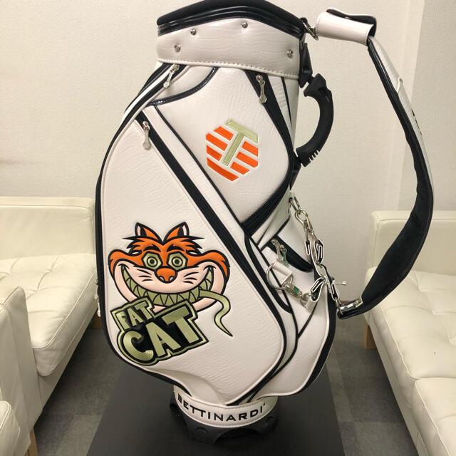 Bettinardi(ベティナルディ)の※専用 Bettinardi キャディーバッグ ヘッドカバーセットチシャ猫 スポーツ/アウトドアのゴルフ(バッグ)の商品写真