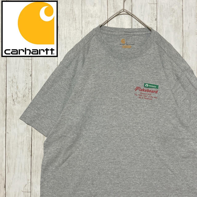 carhartt(カーハート)の〔企業コラボ〕Carhartt カーハート Tシャツ 霜降りグレー L メンズのトップス(Tシャツ/カットソー(半袖/袖なし))の商品写真