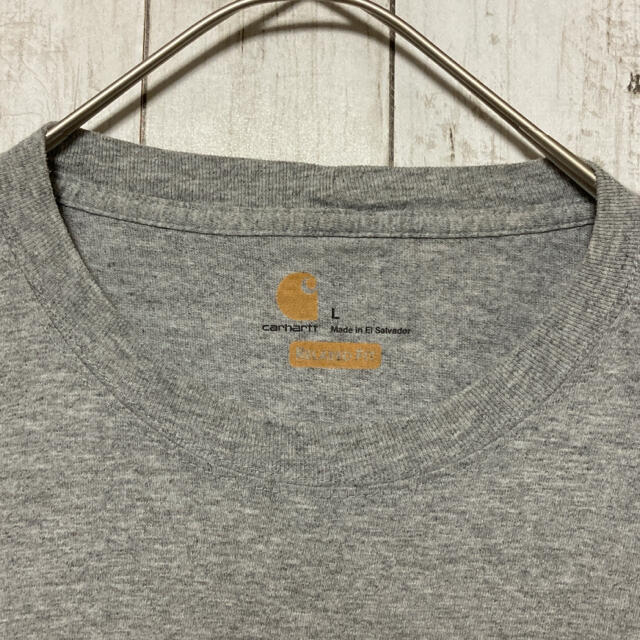 carhartt(カーハート)の〔企業コラボ〕Carhartt カーハート Tシャツ 霜降りグレー L メンズのトップス(Tシャツ/カットソー(半袖/袖なし))の商品写真