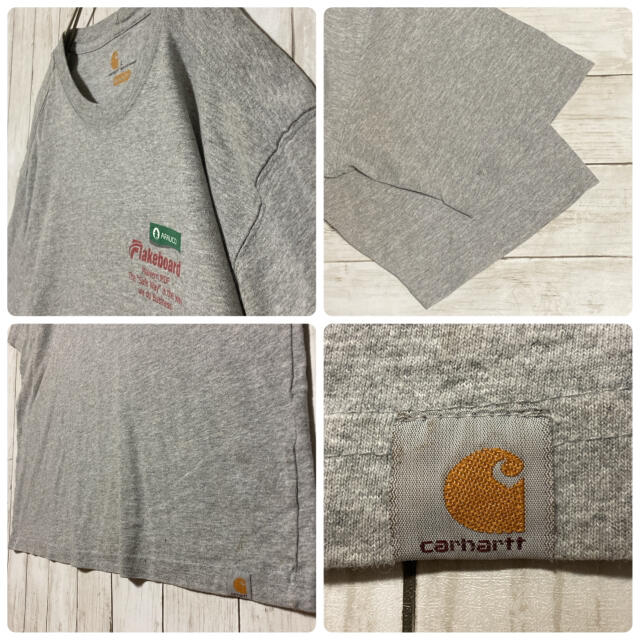 carhartt(カーハート)の〔企業コラボ〕Carhartt カーハート Tシャツ 霜降りグレー L メンズのトップス(Tシャツ/カットソー(半袖/袖なし))の商品写真