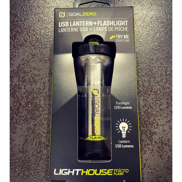 ゴールゼロ LIGHTHOUSE micro FLASH ライト　ランタンスポーツ/アウトドア