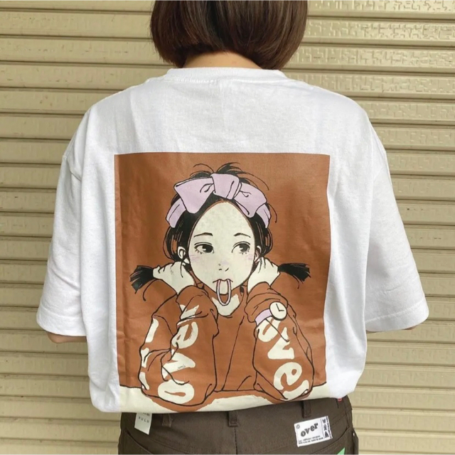 【即完デザイン】overprint オーバープリント Tシャツ 古塔つみ　LTシャツ/カットソー(半袖/袖なし)