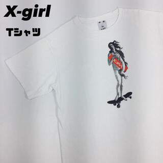 エックスガール(X-girl)の古着 Xgirl エックスガール アート ヴィーナスの誕生 tシャツ L(Tシャツ(半袖/袖なし))