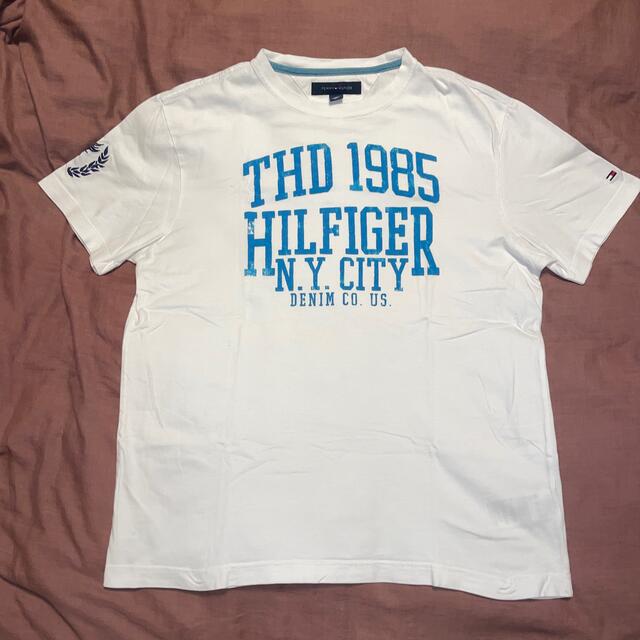 TOMMY HILFIGER(トミーヒルフィガー)のTOMMY HILFIGER トミーヒルフィガー Tシャツ ホワイト サイズ M メンズのトップス(Tシャツ/カットソー(半袖/袖なし))の商品写真