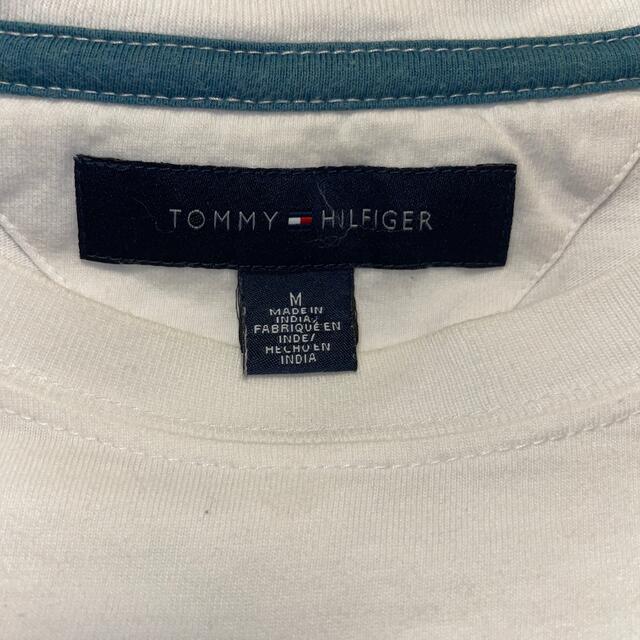 TOMMY HILFIGER(トミーヒルフィガー)のTOMMY HILFIGER トミーヒルフィガー Tシャツ ホワイト サイズ M メンズのトップス(Tシャツ/カットソー(半袖/袖なし))の商品写真