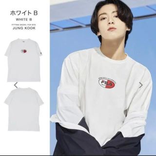 ボウダンショウネンダン(防弾少年団(BTS))のFILA フィラ　BTS防弾少年団 ジョングク着用モデル(Tシャツ(半袖/袖なし))