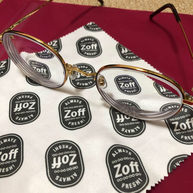 Zoff(ゾフ)のZoffメガネ美品 レディースのファッション小物(サングラス/メガネ)の商品写真