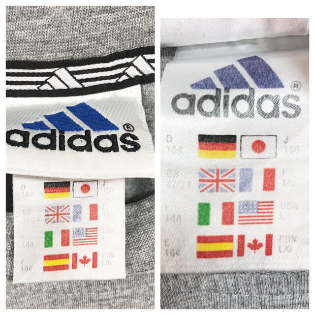 adidas(アディダス)の90s adidas Tシャツ グレー 古着 ワンポイントロゴ メンズのトップス(Tシャツ/カットソー(半袖/袖なし))の商品写真