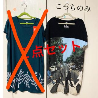 グラニフ(Design Tshirts Store graniph)のグラニフ　ワンピース　ビートルズ(ミニワンピース)