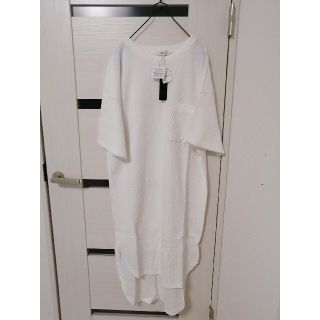 メルロー(merlot)のせかみ様専用フィリルfillil ワッフル生地のロングTシャツ☆白(ロングワンピース/マキシワンピース)