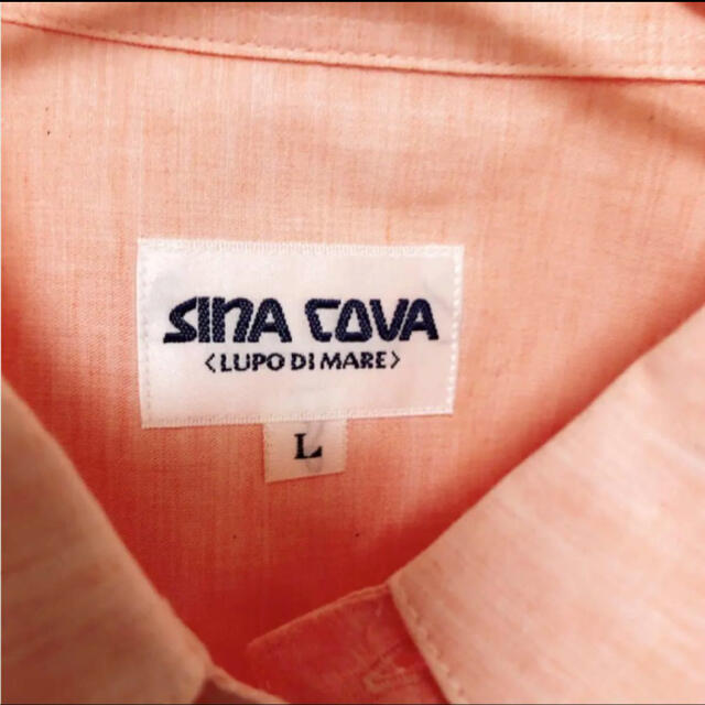 SINACOVA(シナコバ)のシナコバ　SINACOVA 半袖シャツ　刺繍　古着　ゆるダボ　ピンク　桃色 メンズのトップス(シャツ)の商品写真