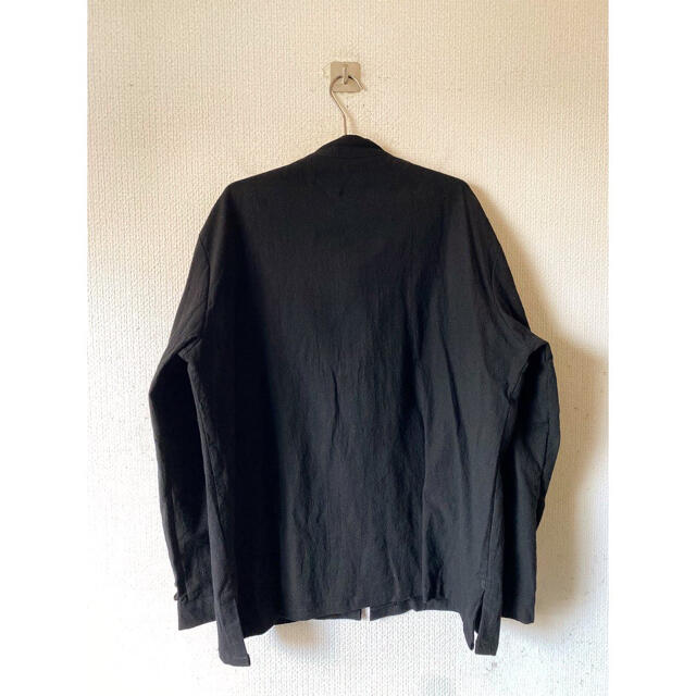 Yohji Yamamoto(ヨウジヤマモト)のdead stock xxxxl ブラック 黒 オーバーサイズ チャイナシャツ メンズのトップス(シャツ)の商品写真