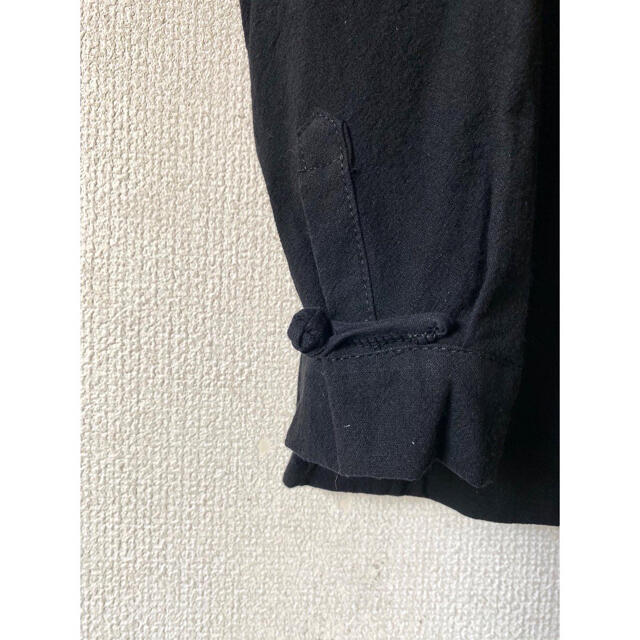 Yohji Yamamoto(ヨウジヤマモト)のdead stock xxxxl ブラック 黒 オーバーサイズ チャイナシャツ メンズのトップス(シャツ)の商品写真