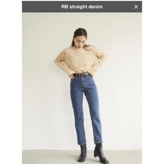 トゥデイフル(TODAYFUL)のRANDEBOO RB straight denim 0size(デニム/ジーンズ)