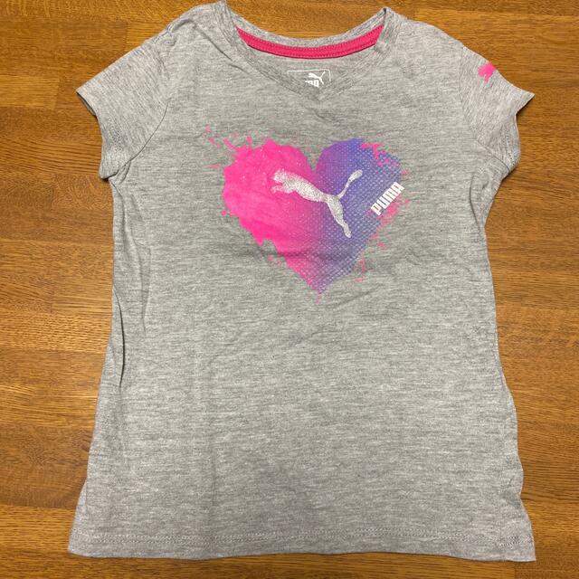 PUMA(プーマ)の[ほぼ未使用に近い] PUMA    Tシャツ　(4T) キッズ/ベビー/マタニティのキッズ服女の子用(90cm~)(Tシャツ/カットソー)の商品写真