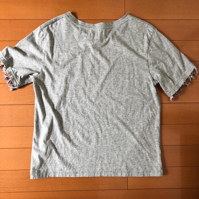 natural couture(ナチュラルクチュール)のフリンジ付Tシャツ レディースのトップス(Tシャツ(半袖/袖なし))の商品写真