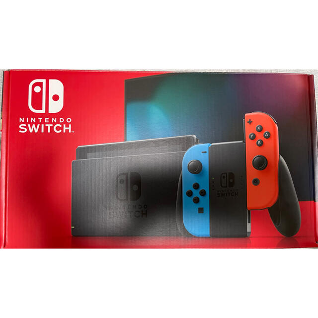 ニンテンドースイッチ ネオンブルー×ネオンレッド 【美品】 17850円