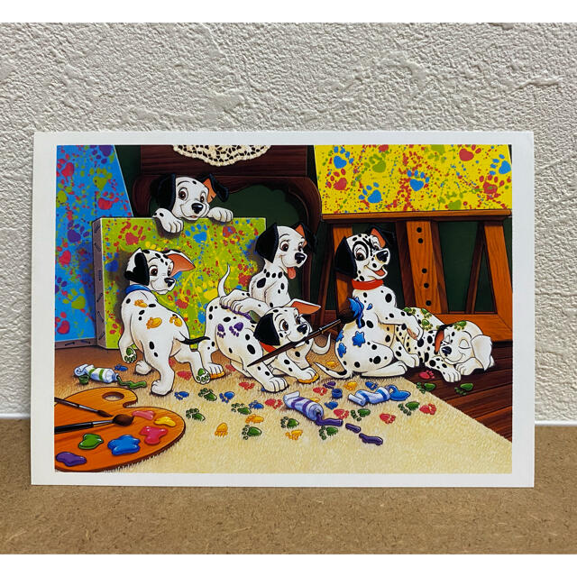 Disney(ディズニー)の１０１匹わんちゃん　ポストカード エンタメ/ホビーのおもちゃ/ぬいぐるみ(キャラクターグッズ)の商品写真