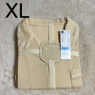 ジーユー(GU)の新品　ジーユー　部屋着　ハニーブレンドパジャマ　半袖　XL   イエロー(パジャマ)