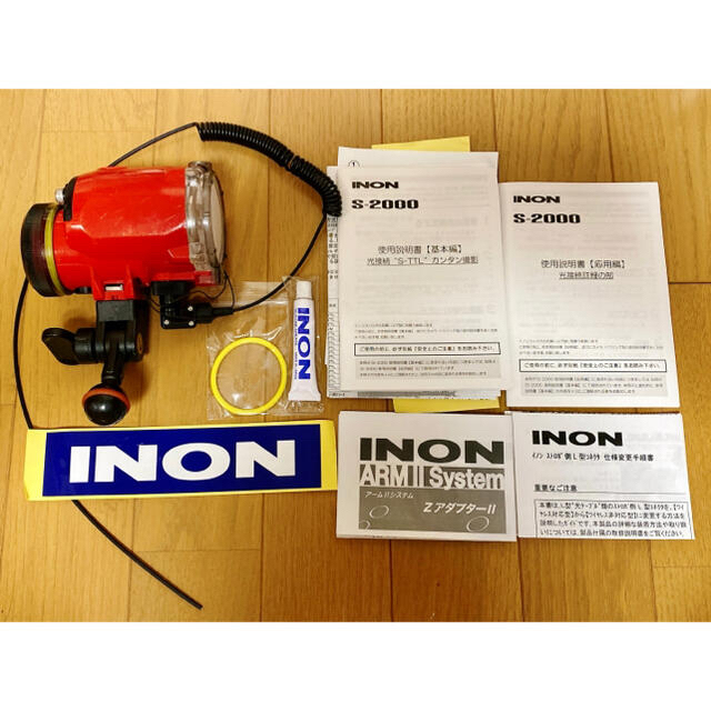 INON(イノン) S-2000ストロボ (光Dケーブル•Zジョイント付き)