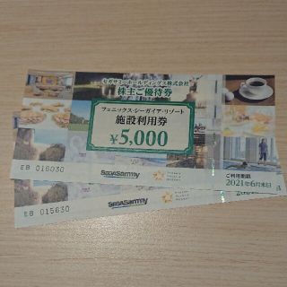 送料無料 フェニックス シーガイア リゾート 施設利用券10000円分(その他)