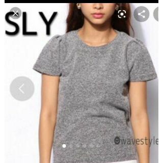 スライ(SLY)の美品☆SLY スライ サマーツイードパフトップス(カットソー(半袖/袖なし))