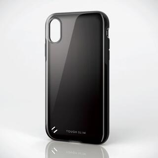 エレコム(ELECOM)のiPhoneXR ケース耐衝撃 TOUGHSLIM2 6.1インチ ブラック(iPhoneケース)
