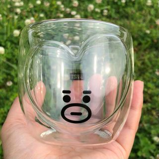 ボウダンショウネンダン(防弾少年団(BTS))のBTS BT21 ダブルウォールグラス】 ・V テテ TATA タタ 防弾少年団(グラス/カップ)