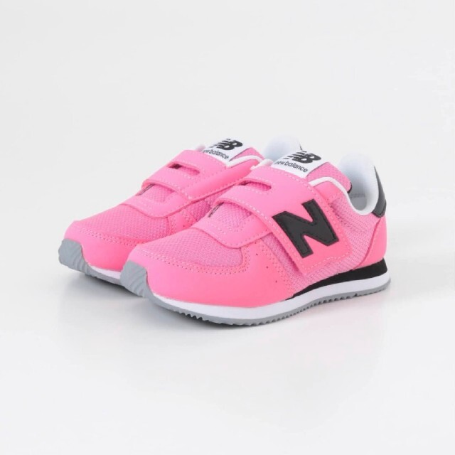 New Balance(ニューバランス)のNEW BALANCE PV220(KIDS) ピンク ブラック 18cm キッズ/ベビー/マタニティのキッズ靴/シューズ(15cm~)(スニーカー)の商品写真