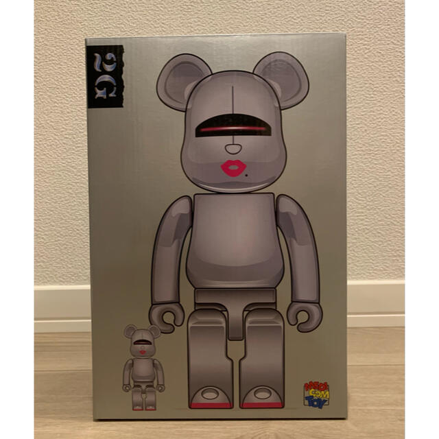 フィギュア新品未開封　BE@RBRICK SORAYAMA × 2G SILVER