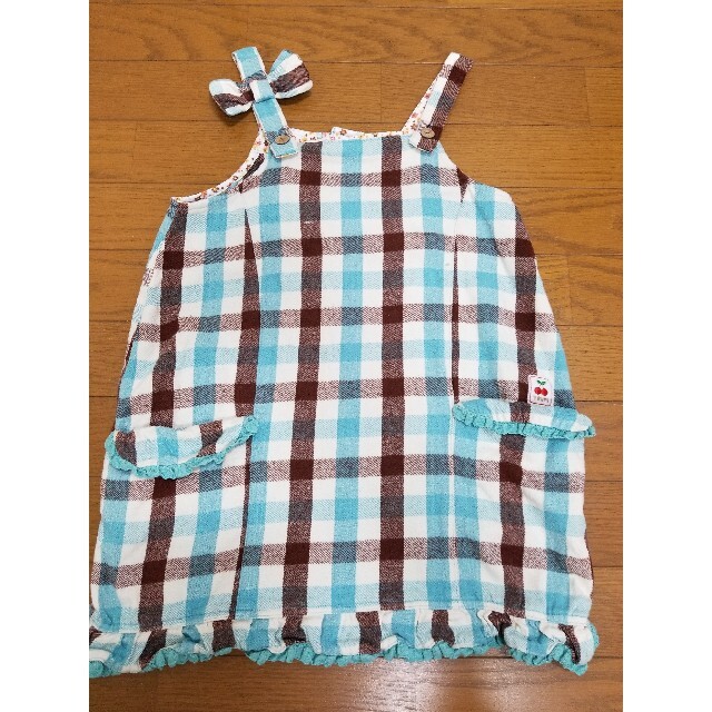 キムラタン(キムラタン)のキムラタン　ジャンパースカート キッズ/ベビー/マタニティのキッズ服女の子用(90cm~)(ワンピース)の商品写真