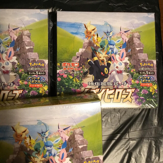 ポケモンカード イーブイヒーローズ 新品未開封 シュリンク付 3BOX ポケモンカード イーブイヒーローズ 新品未開封 シュリンク付 3BOX