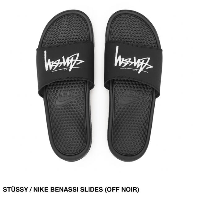 STUSSY(ステューシー)のSTÜSSY / NIKE BENASSI SLIDES (OFF NOIR) メンズの靴/シューズ(サンダル)の商品写真