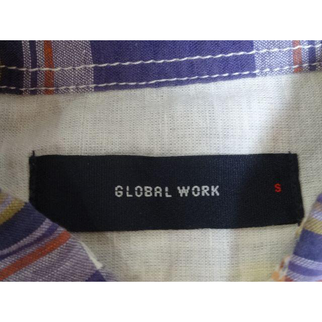 GLOBAL WORK(グローバルワーク)の◇ GLOBAL WORK 夏シャツ / 紫Sサイズ　レディース メンズのトップス(Tシャツ/カットソー(半袖/袖なし))の商品写真