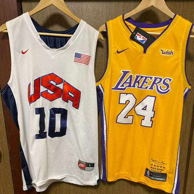 NIKE コービー・ブライアント USA NBAレイカーズ 2枚ジャージセット NIKE コービー・ブライアント USA NBAレイカーズ 2枚ジャージセット