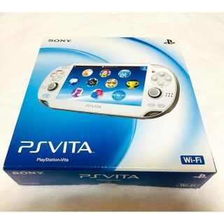 プレイステーションヴィータ(PlayStation Vita)の☆本体未使用☆ PSVita PCH-1000 ZA02 クリスタルホワイト(家庭用ゲーム機本体)