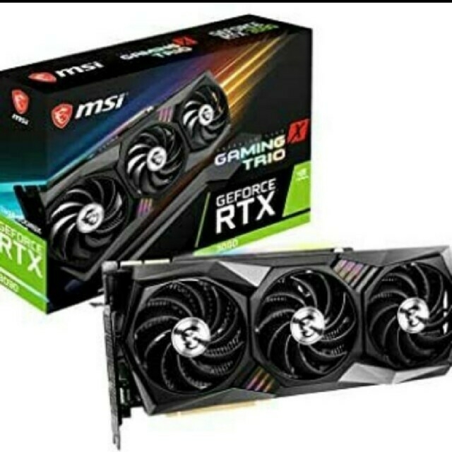 PCパーツMSI GeForce RTX 3080 GAMING X TRIO 10G