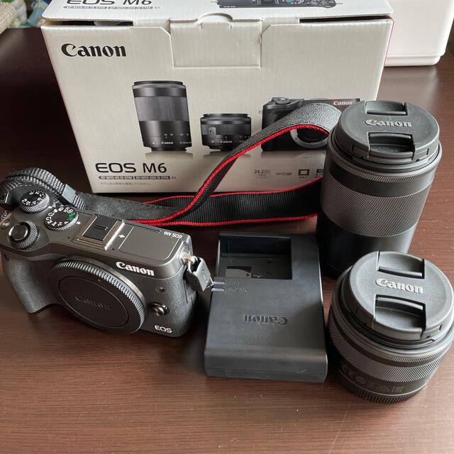 安い特注 Canon ミラーレス一眼カメラ EOS M6 Mark II ダブルズームキット ブラック EOSM6MK2BK-WZK デジタルカメラ  CONTRAXAWARE