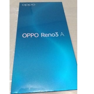 オッポ(OPPO)の【送料無料】OPPO Reno3A 日本正規版　dual SIMフリー ブラック(スマートフォン本体)