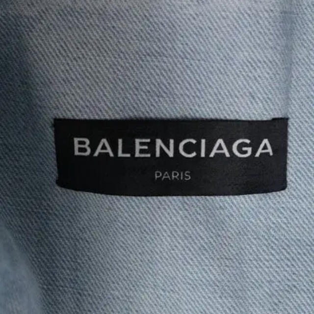 Balenciaga(バレンシアガ)のBALENCIAGA ドライクリーン  デニム 48 新品同様 メンズのジャケット/アウター(Gジャン/デニムジャケット)の商品写真