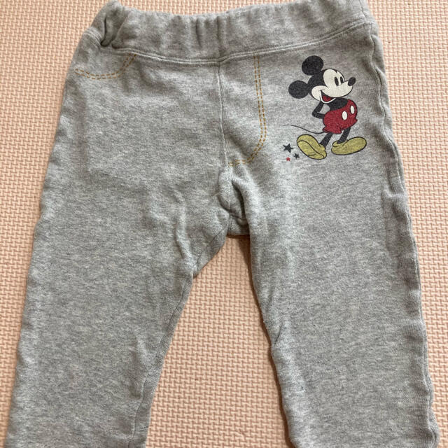 Disney(ディズニー)のズボン　パンツ　80cm ミッキー　男の子　女の子 キッズ/ベビー/マタニティのキッズ服男の子用(90cm~)(パンツ/スパッツ)の商品写真