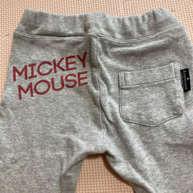 Disney(ディズニー)のズボン　パンツ　80cm ミッキー　男の子　女の子 キッズ/ベビー/マタニティのキッズ服男の子用(90cm~)(パンツ/スパッツ)の商品写真