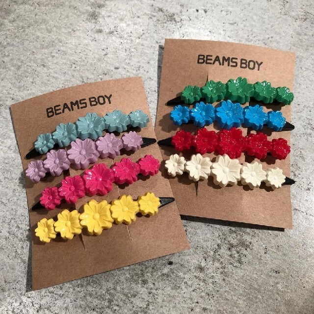 BEAMS BOY(ビームスボーイ)のBEAMS BOY お花バレッタ レディースのヘアアクセサリー(バレッタ/ヘアクリップ)の商品写真