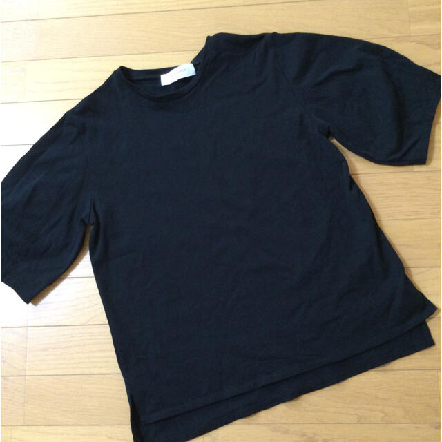 URBAN RESEARCH(アーバンリサーチ)のUR  Lab. パフスリーブTシャツ【ブラック】 レディースのトップス(Tシャツ(半袖/袖なし))の商品写真