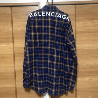バレンシアガ(Balenciaga)のBALENCIAGA チェックシャツ(シャツ)