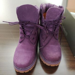 ティンバーランド(Timberland)のテインバーランド 紫 24cm(ブーツ)